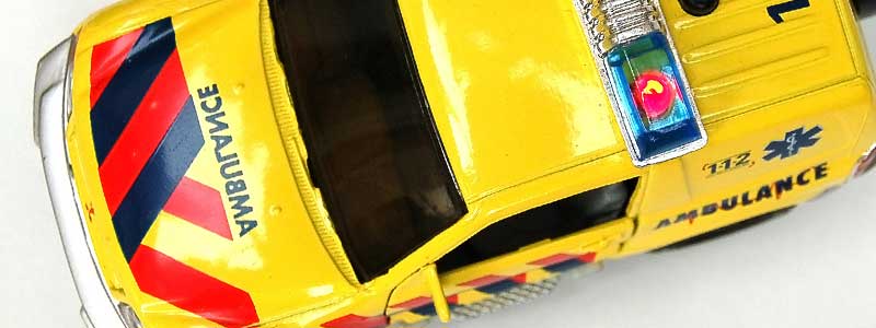 Start de behandeling al in de ambulance