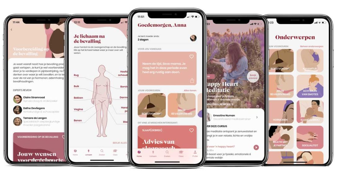 “Waarom heeft niemand me dat verteld?” Nederlandse start-up lanceert eerste moeder-app